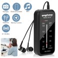 thumbnail interactive-video image 1 of Pocket Radio Mini AM FM Stereo Radio Portable Battery Operated Radio, Includes H 1 of 9