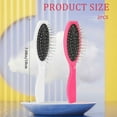 thumbnail image 2 of 2 Pack Wig Brush, Wig Brushes for Synthetic Hair, Portable Wigs and Human Hair Stainless Steel Wig Wire Detangling Brushes Wig Brush Comb Professional Synthetic Hair Brush Extension Brushes for Women, 2 of 7