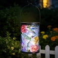 thumbnail image 3 of Hanging Solar Lantern Outdoor Decorative Waterproof LED Solar Hummingbird Lights Tabletop Lamp for Outdoor Patio Garden, 3 of 7