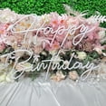 thumbnail image 3 of Letrero LED de neón Ulalaza Happy Birthday, 42 x 28 cm, USB 5 V, 3 of 9