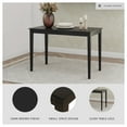 thumbnail image 3 of Signature Design by Ashley Contemporary Kimonte Dining Table, Dark Brown, 3 of 9