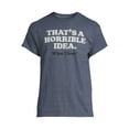 thumbnail image 5 of Bad Idea Men’s & Big Men’s Graphic Tee with Short Sleeves, Sizes S-3XL, 5 of 5
