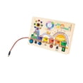 thumbnail image 4 of Tablero ocupado de madera Strade Fareast Limited con luces LED para niños 1 2 3 4 años, 4 of 8