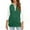 Green, variant on Pxiakgy 3/4 Length Sleeve Womens Tops Cotton Dressy Button V Neck Henley Shirt Casual Raglan Shirts Color Block Tunic Blouses Loose Fit Three Quarter Sleeve Tops Woman Printed V Neck T Shirt Black L