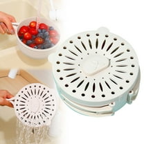 Clearance Under $5 Fruit Washing Bowl 2025 New Multipurpose Drain Basket With Holes And Handles 2 In 1 Drainer Basket Fruit Cleaner Bowl Suitable For Wash