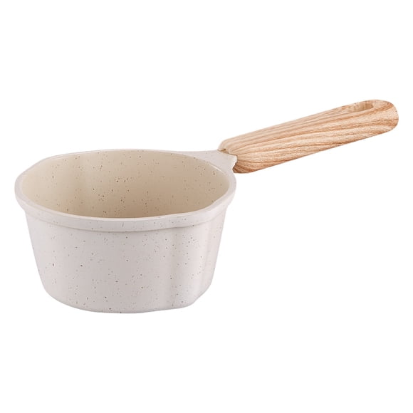 GOOHOCHY Olla antiadherente de cocina, olla pequeña para salsa con asa, olla para leche y mantequilla para derretir.