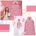 thumbnail image 4 of 2 Pcs 80 x 60 in Jumbo Birthdays Gift Bags for Giant Present Extra Large Plastic Oversized Bike Birthdays Wrapping Bag for Baby Shower Party Favors(Pink), 4 of 6
