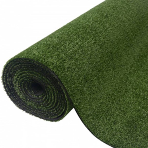 Césped artificial VidaXL de 1 x 10 m, verde, resistente a los rayos UV