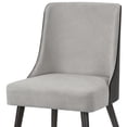 thumbnail image 4 of Ayaki White Woven Accent Chair with Rattan Arms, 4 of 8
