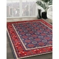 thumbnail image 3 of Ahgly Company Machine Washable Indoor Rectangle Industrial Modern Rose Dust Purple Area Rugs, 6' x 9', 3 of 7
