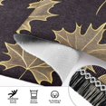 thumbnail image 3 of Ryvnso Maple Leaves Bedroom Runner Rug 2'x6' Hallway Area Carpet Non Slip Entryway Mat with Tassels, 3 of 8