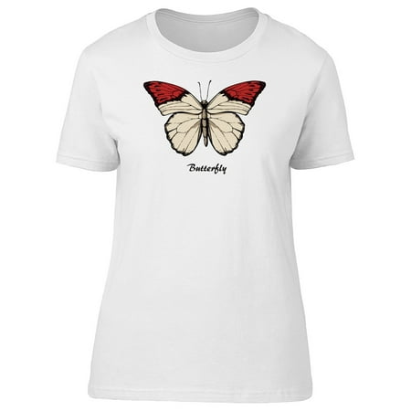 Butterfly With Red-White Wings Tee Men's -Image by Shutterstock