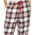 thumbnail image 5 of Casual Nights Women's Flannel Pajama Sleep Pants, Soft Plaid Pjs Bottoms, 5 of 5
