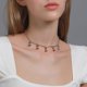 thumbnail image 2 of Gargantilla de cadena de oro, collar con colgante de cereza para mujeres, adolescentes y niñas, gargantilla con colgante de fruta roja Sincero Electrónica, 2 of 4