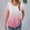 Pink, variant on DondPO Womens Tops Womens Tops Petal Short Sleeve Summer Casual Crew Neck Shirts Floral Solid Blouse Pleated Tunics Womens Dressy Tops Tops for Women Trendy Orange XL