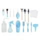 thumbnail image 1 of 1 de kits de suculentas de jardín, mini herramienta de jardinería manual para interiores, para jardinera de bonsái, atención ntación de had Conjunto de 16 Azul CUTICAT mini kits de cuidado de plantación de interior, 1 of 6