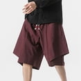 thumbnail image 5 of Cathalem Shorts de Sport Légers pour Hommes, Rouge XXXXXL, 5 of 5