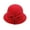 Red, variant on Vintage Cloche Hats Women's Imitation Wool 1920S Vintage Cloche Bucket Bowler Hat Fall Winter Flowers Felt Hats Small Top Hat (Yellow,One Size)