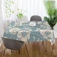 thumbnail image 6 of SKYSONIC Floral Pattern Tablecloth Waterproof Washable Polyester Square Table Cover Durable Tablecloth for Kitchen Dining Table Party Decor (54 X 72 Inch), 6 of 7