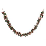 6ft. Red & Green Fabric Bow Garland by Ashland-Christmas Garland, Ribbon, and Trimming