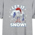 thumbnail image 3 of Trolls - Let It Snow - Juniors Ideal Flowy Muscle T-Shirt, 3 of 5