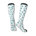 thumbnail image 4 of Balery Sea Turtle Printed Novelty Socks Men's Women's Crew Socks Sports Socks Knee High Socks Cotton Socks Quirky and Cool Socks, 4 of 9