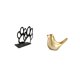 thumbnail image 5 of Organizador de pañuelos con forma de y figurita de pájaro dorado. Escultura animal moderna para decoración del hogar, la oficina, picnic, 5 of 8