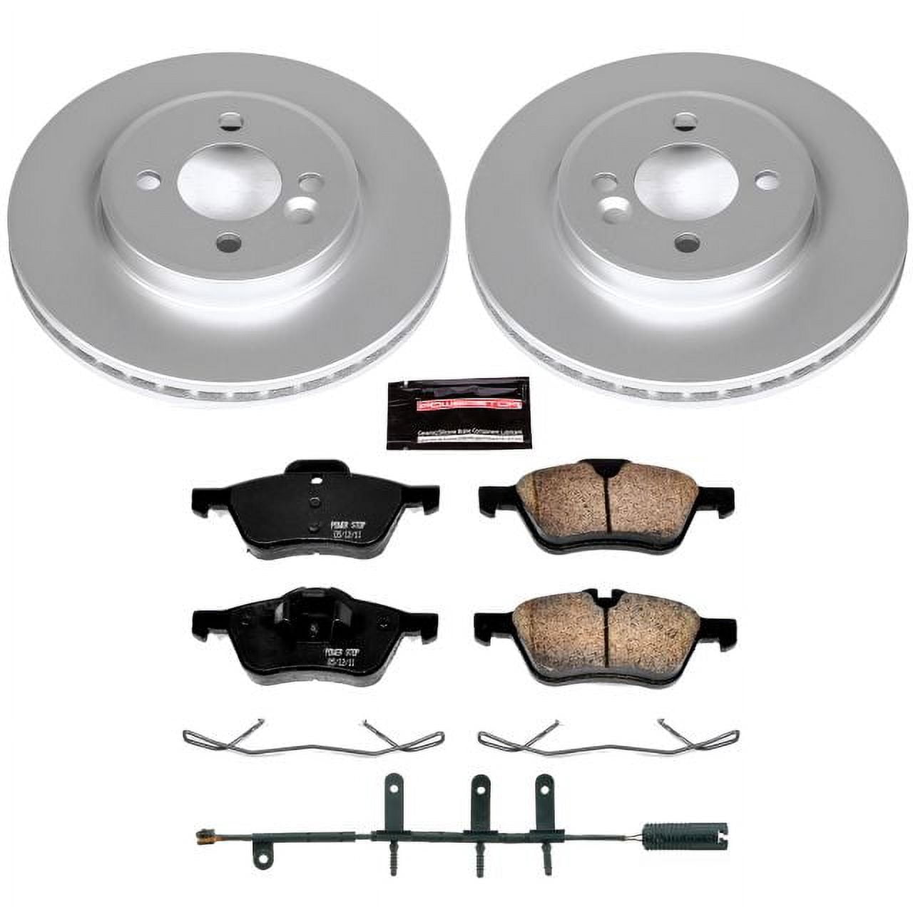 PowerStop Front Geomet Coated Brake Rotor and Pad Kit Fits: MINI COOPER Select Models CRK5724