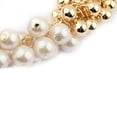thumbnail image 7 of Jiaroswwei Women Fashion Multilayer Faux Pearl Choker Collar Bib Statement Chain Necklace, 7 of 7