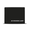 thumbnail image 2 of Bulb LED Baseball Sports Night Light Carved Wooden 3D Light Stereo Light Creative Wooden Decorative Small Table Light - FS-T2355W, 2 of 3