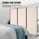 thumbnail image 4 of Room Divider VEVOR - Pantalla de privacidad plegable de 3 paneles, color beige, 4 of 9