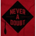 thumbnail image 2 of Grad Never A Doubt Graduation Cap Hoodie Sweatshirt Women Men Brisco Brands 2X, 2 of 6