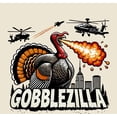 thumbnail image 4 of Turkey Gobblezilla Adult Natural Crew Neck Short Sleeve Tee-3XL, 4 of 4