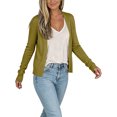 thumbnail image 7 of COMVALUE Cardigan Sweaters for Women Trendy Button Down Open Front Cardigans Lightweight Long Sleeve Fall Outfits Clothes Green M, 7 of 7