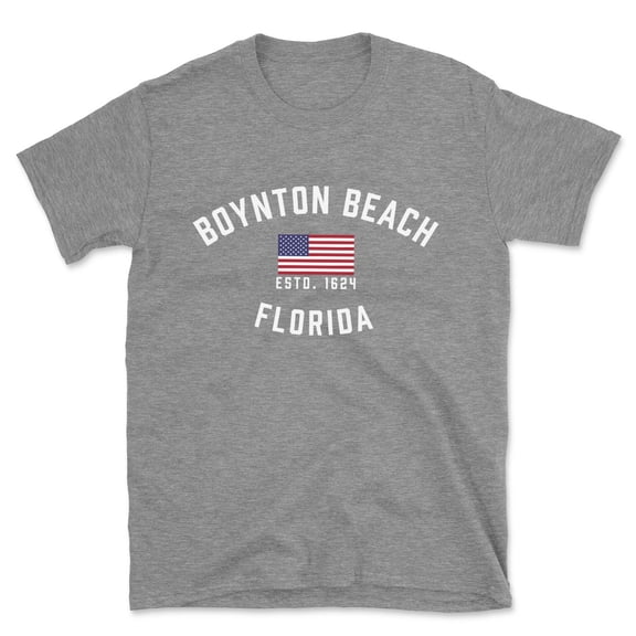 Boynton Beach Florida Patriot Men's Cotton T-Shirt