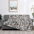 thumbnail image 3 of Vsdgher Leopard And Zebra Pattern Fleece Throw Blanket, Horizontal Fleece Bedding Home Decor for Couch & Bed All Season Use -50"x40", 3 of 7
