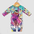 thumbnail image 4 of Bob's Burgers Baby Long Sleeve Footless, Infant Playsuit Romper Jumpsuits for Boys Girls, 4 of 8