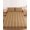 Dark Brown, variant on Full Size Fitted Sheet Set - Beige Retro 3 Piece Bedding Sets 16" Deep Pocket Fitted Sheet with 2 Pillowcases, Farmhouse Geometric Vertical Stripes Modern Brushed Microfiber Hotel Luxury Bed Sheets