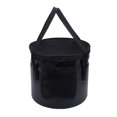 thumbnail image 1 of Collapsible Bucket with Handle, Lightweight Foldable Water Container with Mesh Pouch Multifunctional Portable Outdoor Basin Bucket for Fishing, Camping, Hiking, Backpacking, Travel, 1 of 7