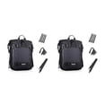 thumbnail image 4 of Yuarrent Bolsa de alforjas de Motor, 10L, resistente al agua, paquete de rejilla trasera, bolsas para maletero de motocicleta, para motocicleta, Negro 2Conjunto, 4 of 6
