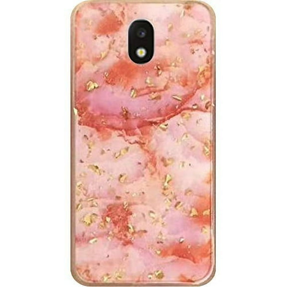 GSA Glitter Marble Candy Case For Samsung Galaxy J3 (2018)/J337 - Pink