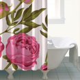 thumbnail image 5 of Waterproof Pioneer Shower Curtain 84x72 Inch Polyester Unique Colorful Floral Shower Curtain for Bathroom Hotel Home Decor with 12 Plastic Hooks, 5 of 5
