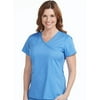 Med Couture Mock Wrap Top Scrub Top