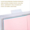 thumbnail image 3 of 12x12 Scrapbook Paper Storage Organizer Clear Loading Files A, 3 of 5