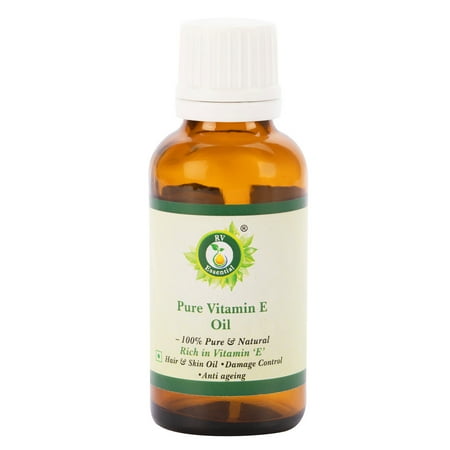 R V Essential Pure Vitamin E Oil 15ml (0.507oz)- (100% Pure and Natural Rich in Vitamin E)