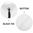 thumbnail image 3 of WASHWEPE Collar Falso Para Mujer Con Borde Fruncido Y Negro Para Blusas Y Casuales, 3 of 8