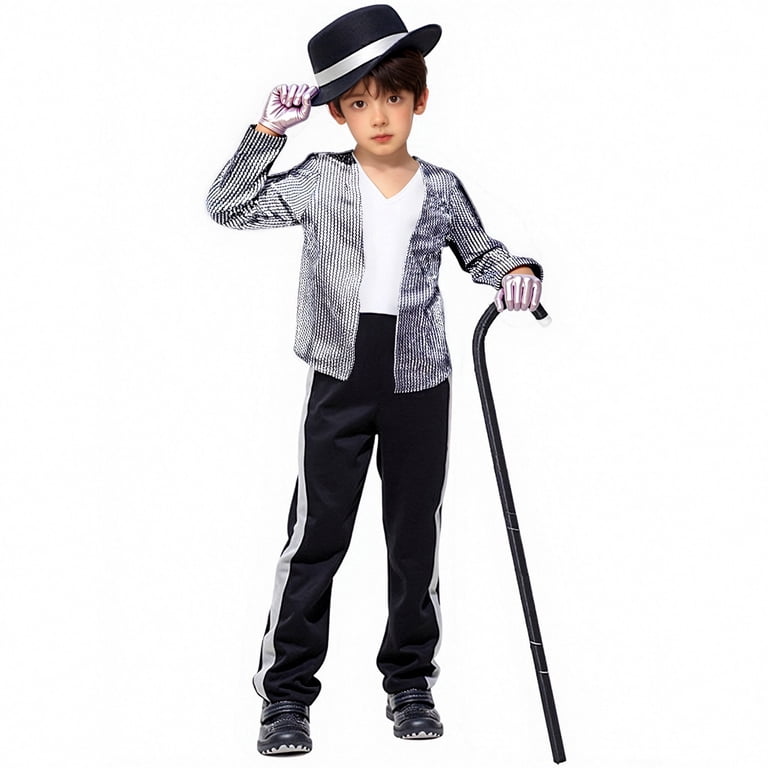 Rmgvdsd Boys Halloween Stage Performance Outfit For Shows Dance Star Kids Outfits For Boys 80S 90S Hallowmas Party Dress Up Sets Soft Fall Clothes 7-8 Rmgvdsd Boys Halloween Stage Performance Outfit For Shows Dance Star Kids Outfits For Boys 80S 90S Hallowmas Party Dress Up Sets Soft Fall Clothes 7-8
