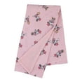 Disney Minnie Mouse Hello Deluxe Reversible Baby Blanket, Pink