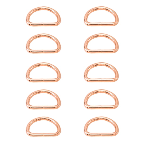 10 Uds. Anillos en D, anillo de hebilla de correas para bolsas de costura DIY, cinturones, accesorios para Collar de perro