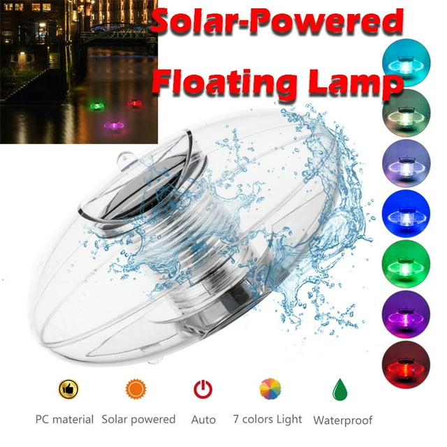 Color Changing Pond Solar N Floating Led Light Light Light Pool Solar Led Light,1X Solar Pool Floating Light Clearance